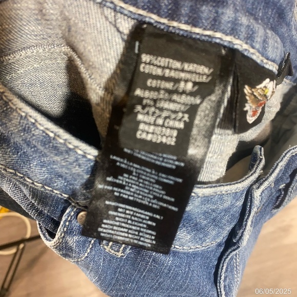 Harley-Davidson Women’s Bootcut Jeans Size 6 Long Medium Wash Stretch Denim - Picture 8 of 11